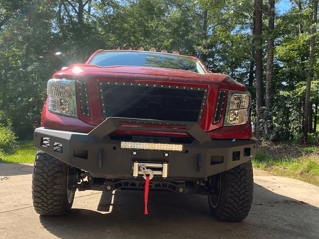 Hammerhead 600 - 56 - 0910 Nissan Titan XD 2016 - 2019 Front Winch Bumper Formed Pre - Runner - Rugged Truck Gear