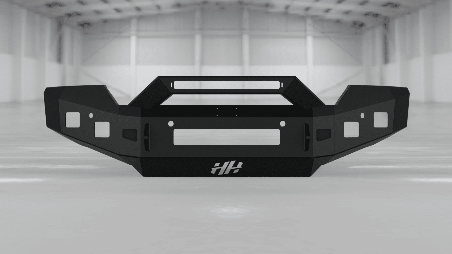 Hammerhead 600 - 56 - 0918 GMC Sierra 2500/3500 2015 - 2019 Front Non - Winch Bumper Formed Pre - Runner - Rugged Truck Gear
