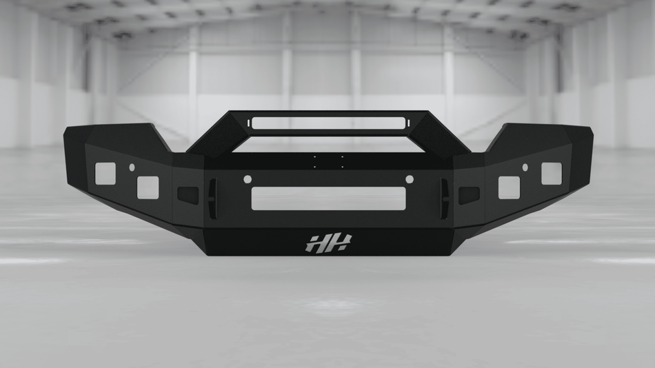 Hammerhead 600 - 56 - 0918 GMC Sierra 2500/3500 2015 - 2019 Front Non - Winch Bumper Formed Pre - Runner - Rugged Truck Gear