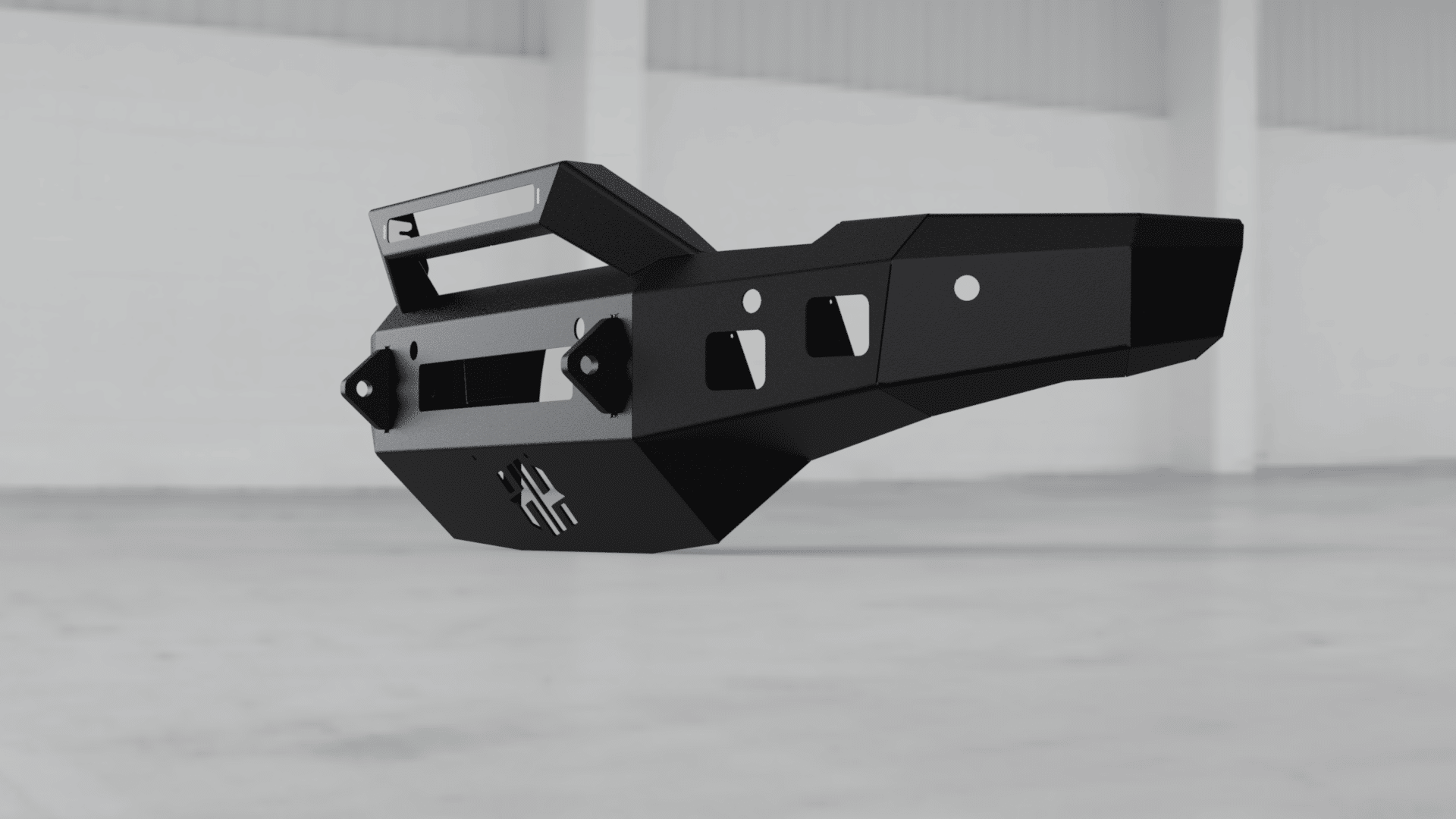 Hammerhead 600 - 56 - 0919 Ram 2500/3500/4500/5500 2010 - 2018 Front Non - Winch Bumper Formed Guard - Rugged Truck Gear