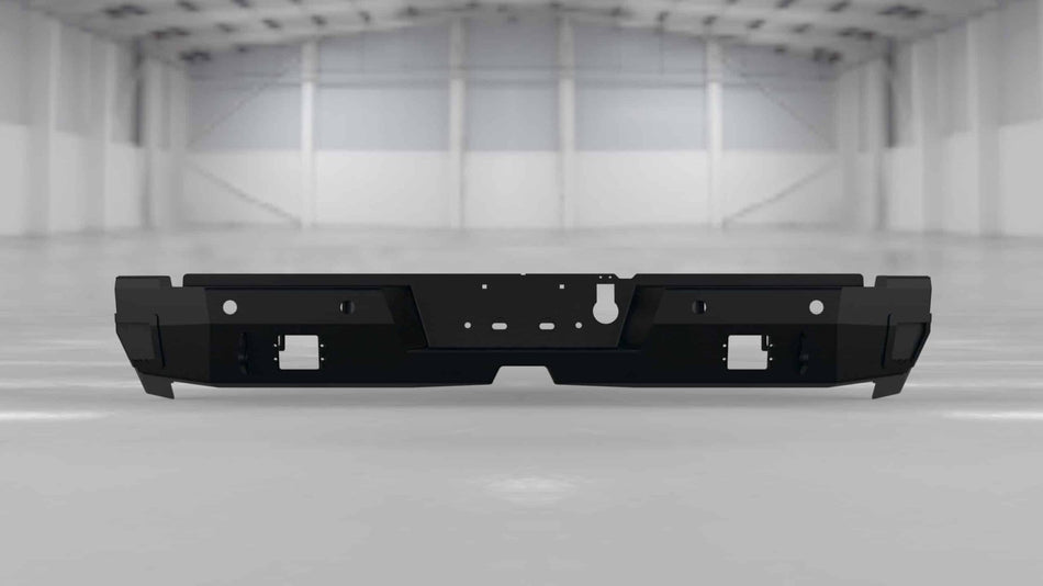 Hammerhead 600 - 56 - 0959 2019 - 2024 Ram 2500/3500/4500/5500 Flush Mount Rear Bumper with Sensors - Rugged Truck Gear