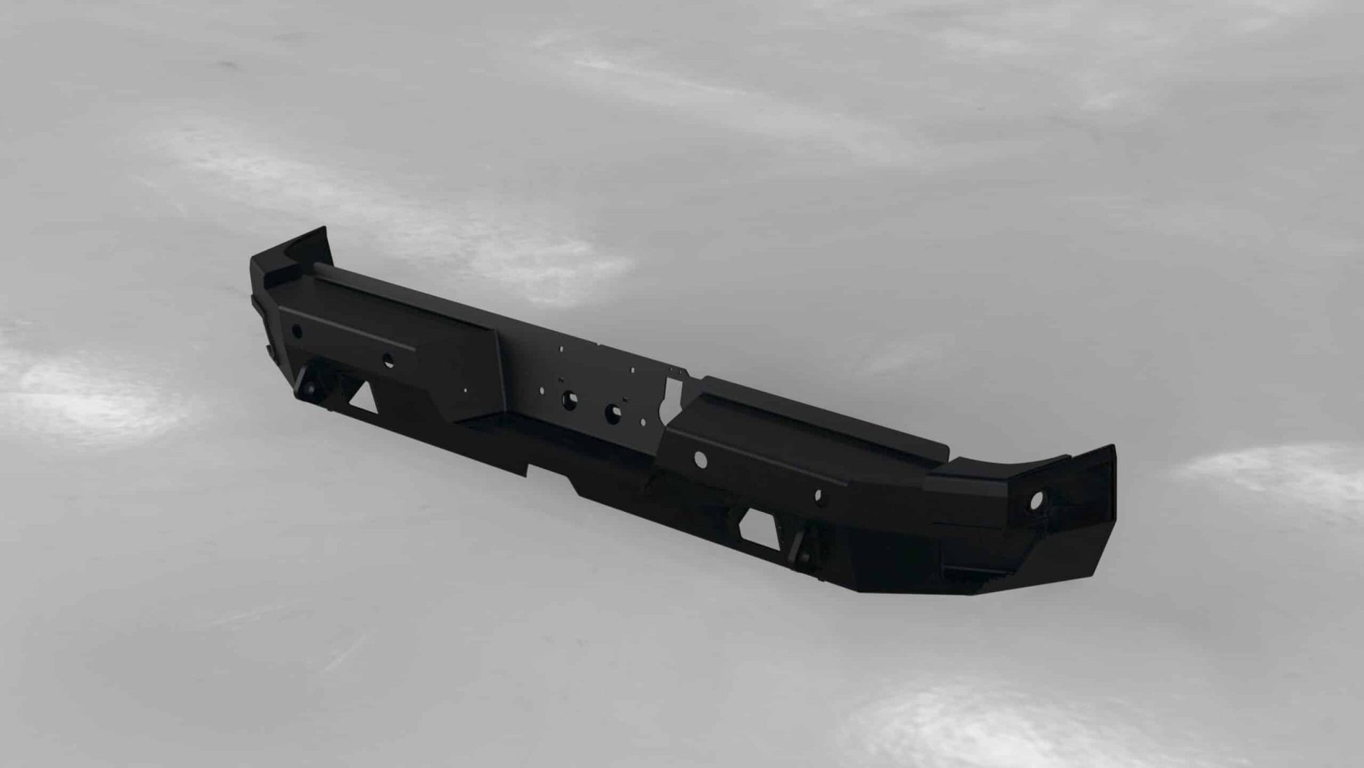 Hammerhead 600 - 56 - 0959 2019 - 2024 Ram 2500/3500/4500/5500 Flush Mount Rear Bumper with Sensors - Rugged Truck Gear
