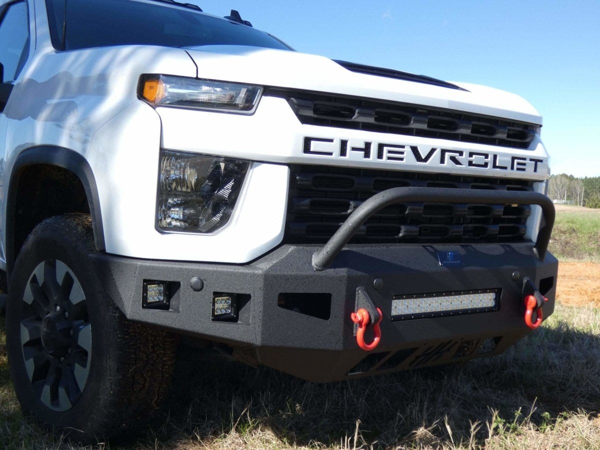Hammerhead 600 - 56 - 0968 2020 - 2021 Chevy Silverado 2500/3500 Front Non - Winch Bumper Pre - Runner - Rugged Truck Gear