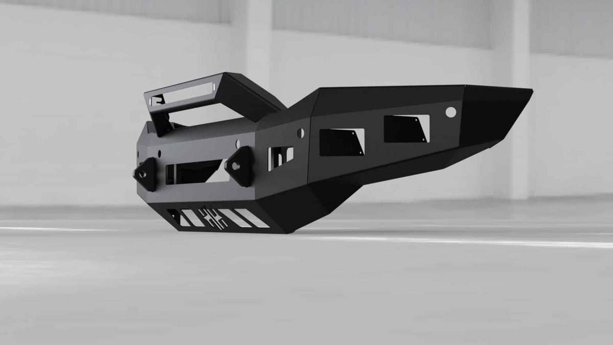 Hammerhead 600 - 56 - 0973 2019 - 2023 Ram 2500/3500/4500/5500 Front Non - Winch Bumper Formed Guard - Rugged Truck Gear