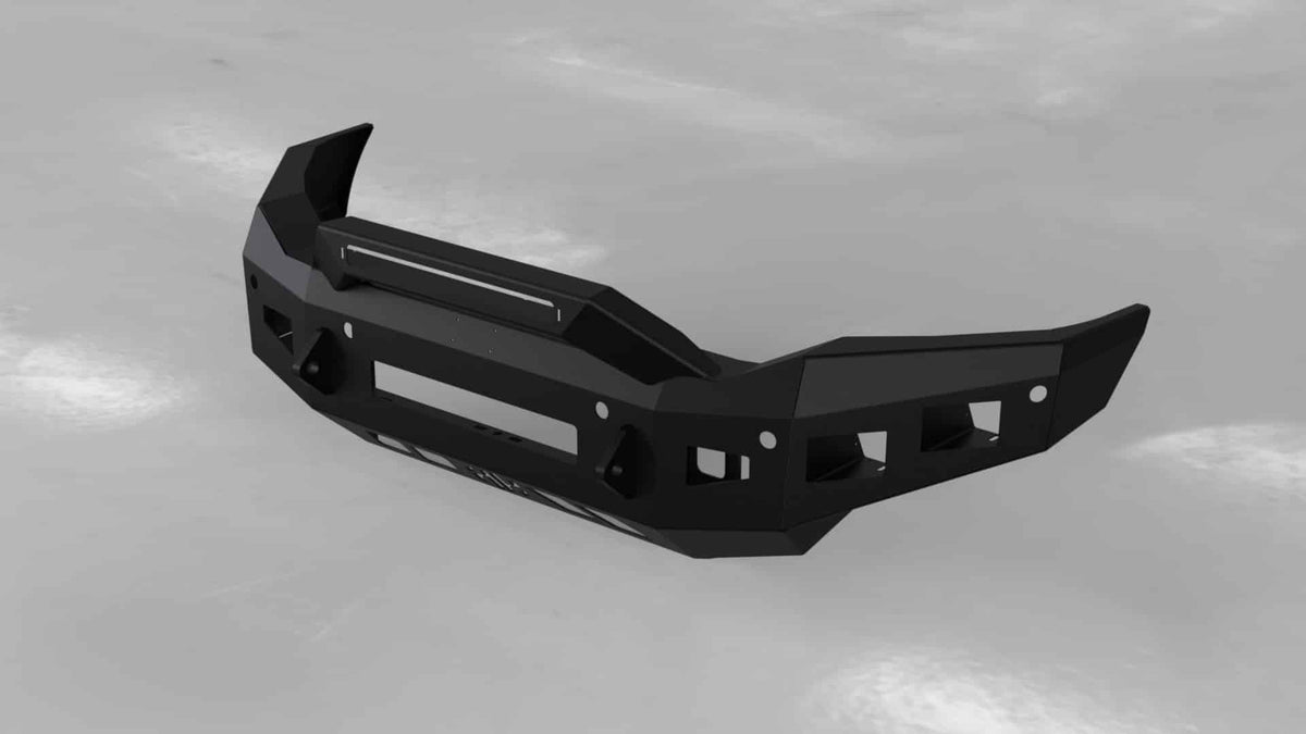 Hammerhead 600 - 56 - 0973 2019 - 2023 Ram 2500/3500/4500/5500 Front Non - Winch Bumper Formed Guard - Rugged Truck Gear
