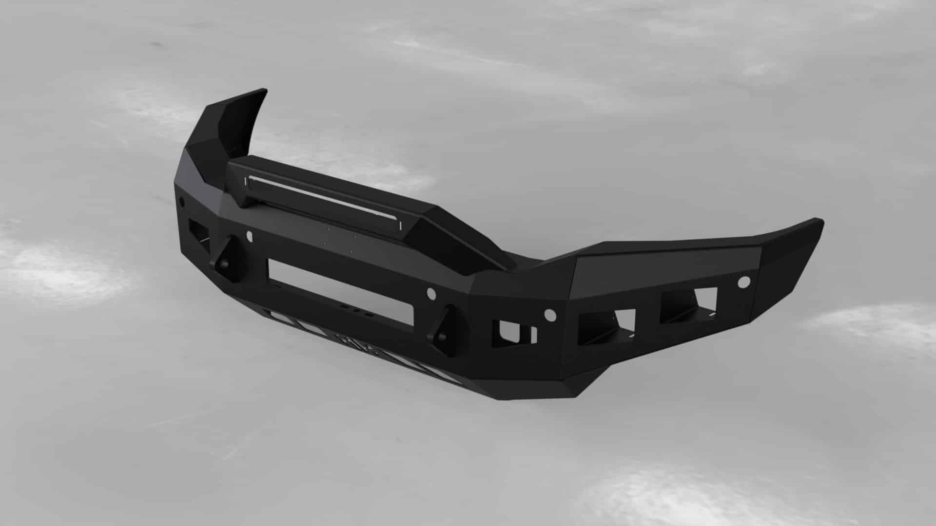 Hammerhead 600 - 56 - 0973 2019 - 2023 Ram 2500/3500/4500/5500 Front Non - Winch Bumper Formed Guard - Rugged Truck Gear