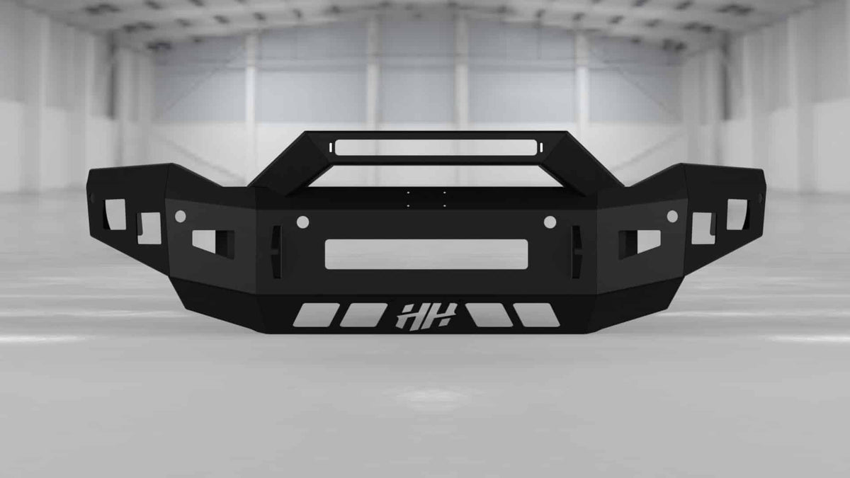 Hammerhead 600 - 56 - 0973 2019 - 2023 Ram 2500/3500/4500/5500 Front Non - Winch Bumper Formed Guard - Rugged Truck Gear