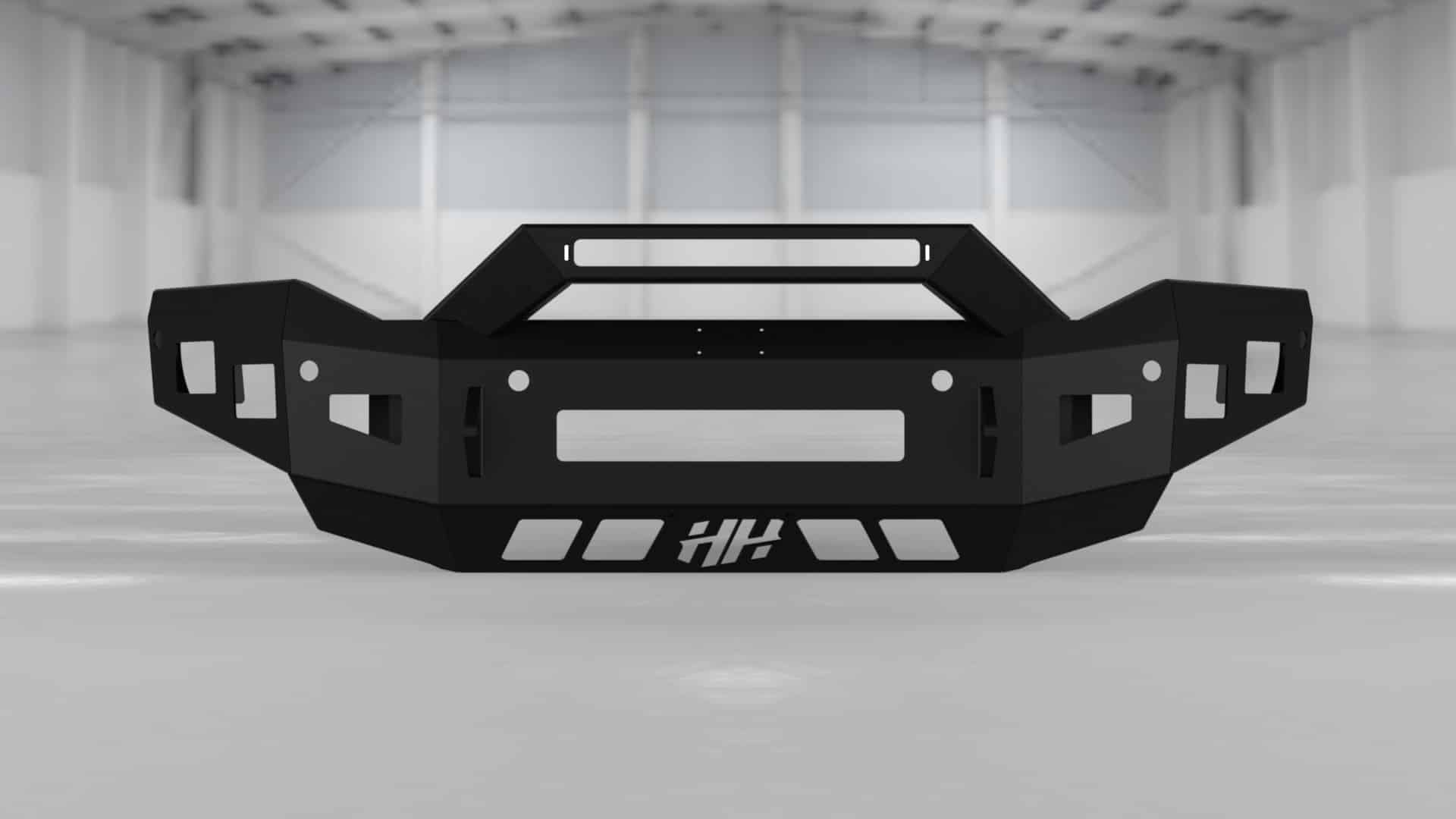 Hammerhead 600 - 56 - 0973 2019 - 2023 Ram 2500/3500/4500/5500 Front Non - Winch Bumper Formed Guard - Rugged Truck Gear
