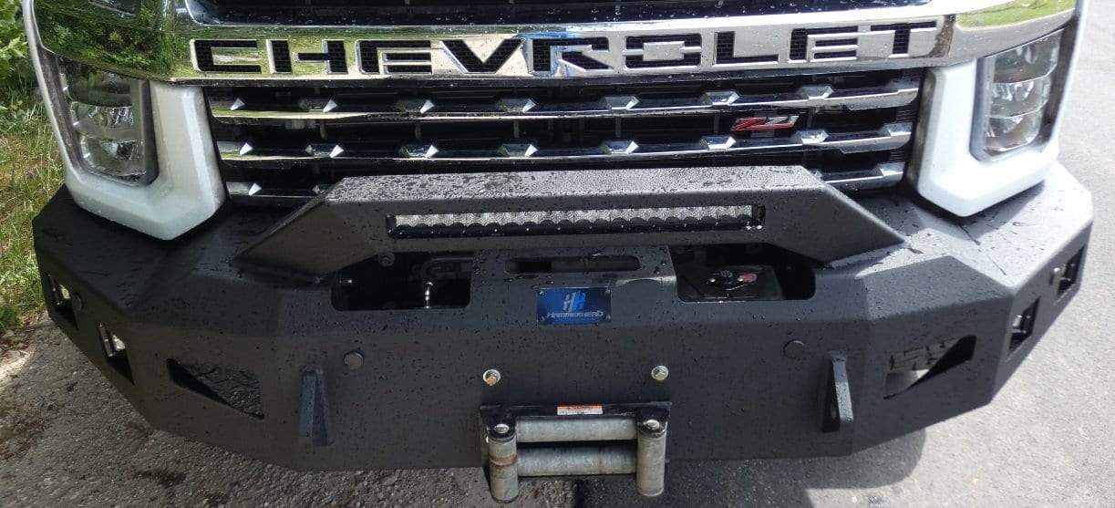 Hammerhead 600 - 56 - 0977 2020 - 2023 Chevy Silverado 2500/3500 Front Winch Bumper Formed Pre - Runner - Rugged Truck Gear