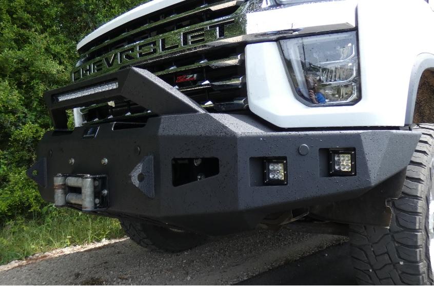 Hammerhead 600 - 56 - 0977 2020 - 2023 Chevy Silverado 2500/3500 Front Winch Bumper Formed Pre - Runner - Rugged Truck Gear