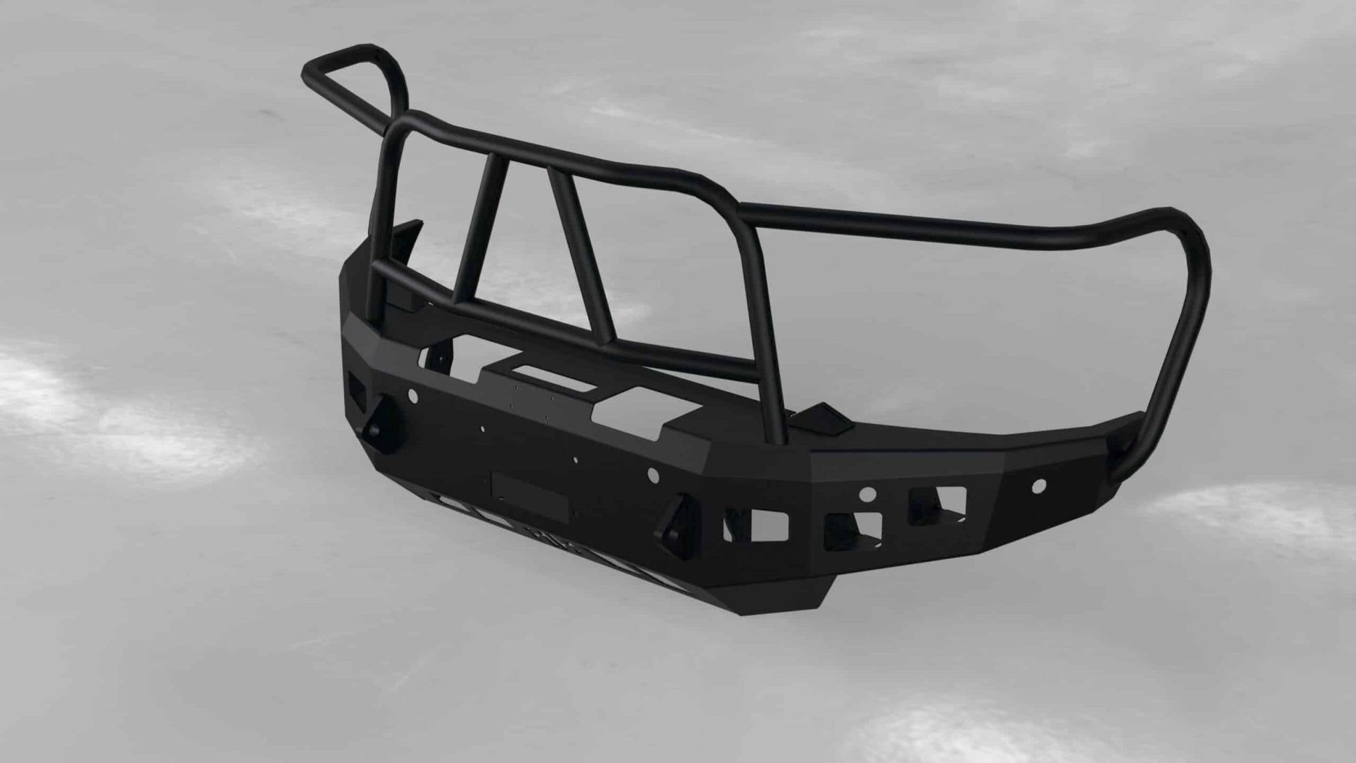 Hammerhead 600 - 56 - 0980 2019 - 2023 Ram 1500 Front Winch Bumper with Full Brush Guard - Rugged Truck Gear