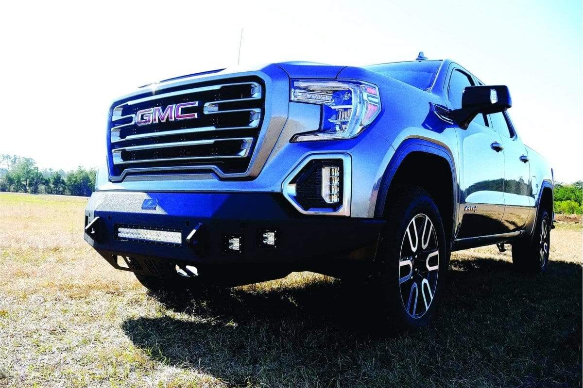 Hammerhead 600 - 56 - 0998 GMC Sierra 1500 2019 - 2021 Front Non - Winch Bumper Low Profile - Rugged Truck Gear