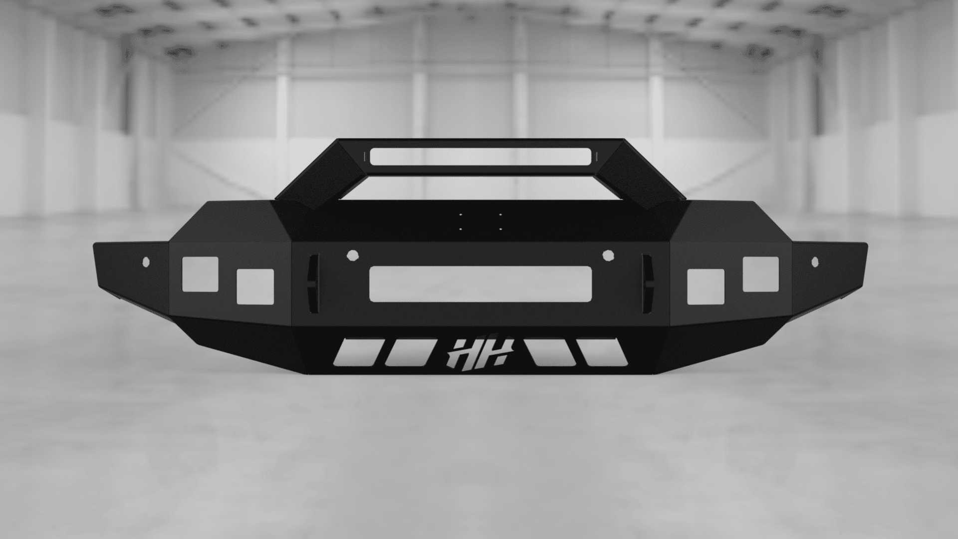 Hammerhead 600 - 56 - 1000 GMC Sierra 1500 2019 - 2021 Front Non - Winch Bumper Formed Pre - Runner - Rugged Truck Gear