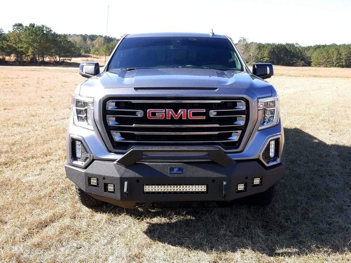 Hammerhead 600 - 56 - 1000 GMC Sierra 1500 2019 - 2021 Front Non - Winch Bumper Formed Pre - Runner - Rugged Truck Gear
