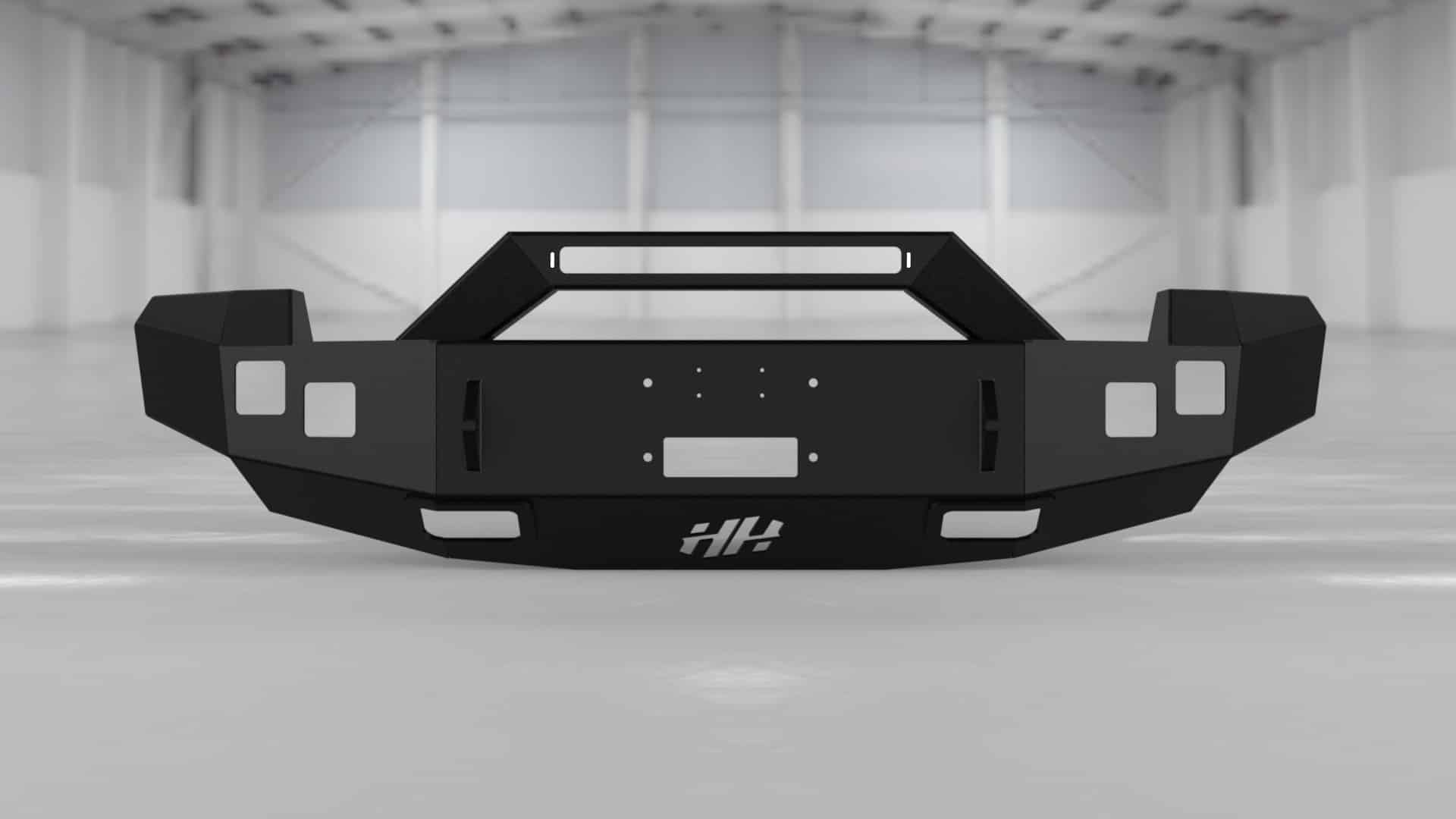 Hammerhead 600 - 56 - 1001 Chevy Silverado 2500/3500 2007 - 2010 Front Winch Bumper Pre - Runner - Rugged Truck Gear