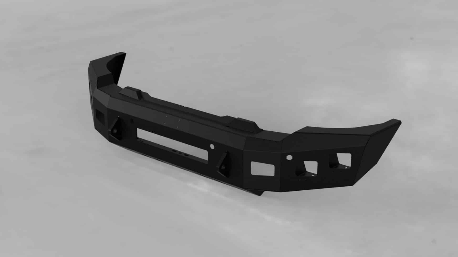 Hammerhead 600 - 56 - 1002 GMC Sierra 2500/3500 2020 - 2023 Front Non - Winch Bumper Low Profile - Rugged Truck Gear