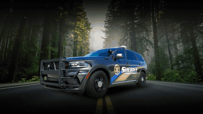 Hammerhead 600 - 56 - 1059 2021 - 2024 Dodge Durango Push Bar with Fender Protectors - Rugged Truck Gear