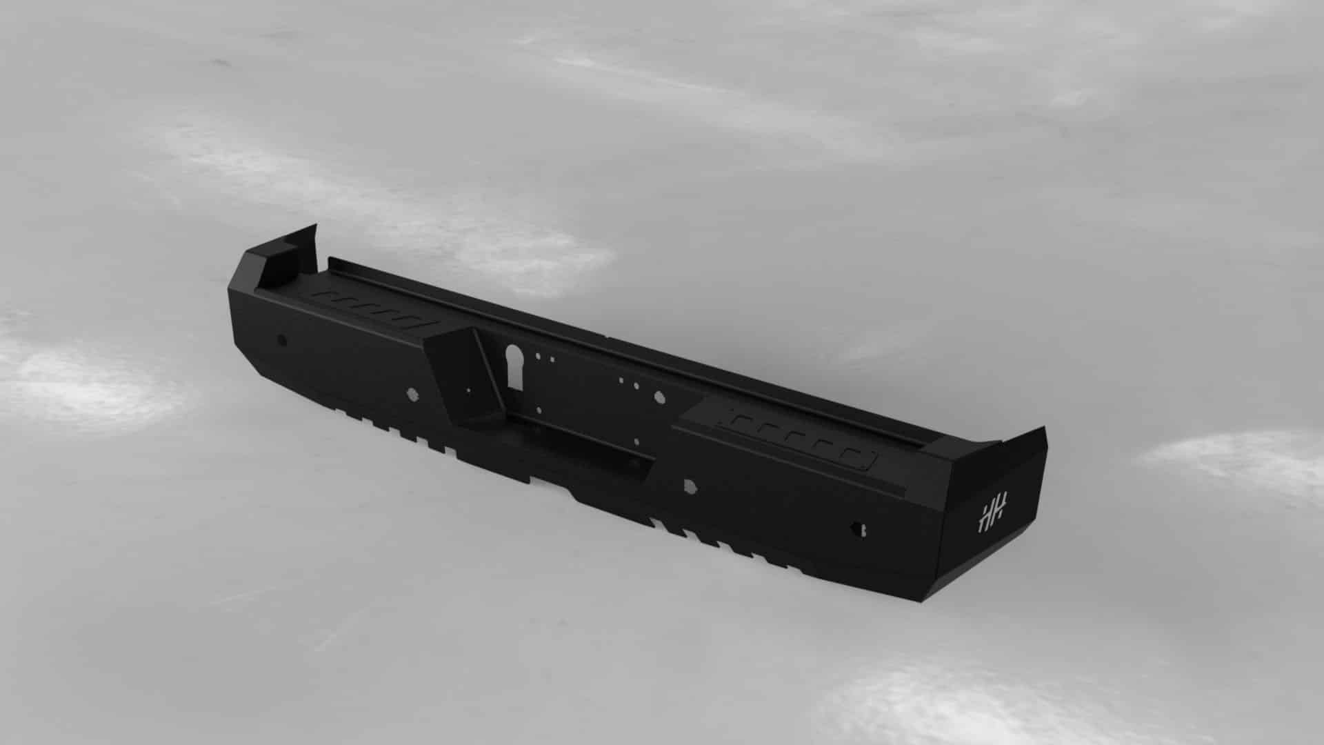 Hammerhead 600 - 56 - 1070 Ford F250/F350 2017 - 2022 Rear Bumper with Sensors - Rugged Truck Gear
