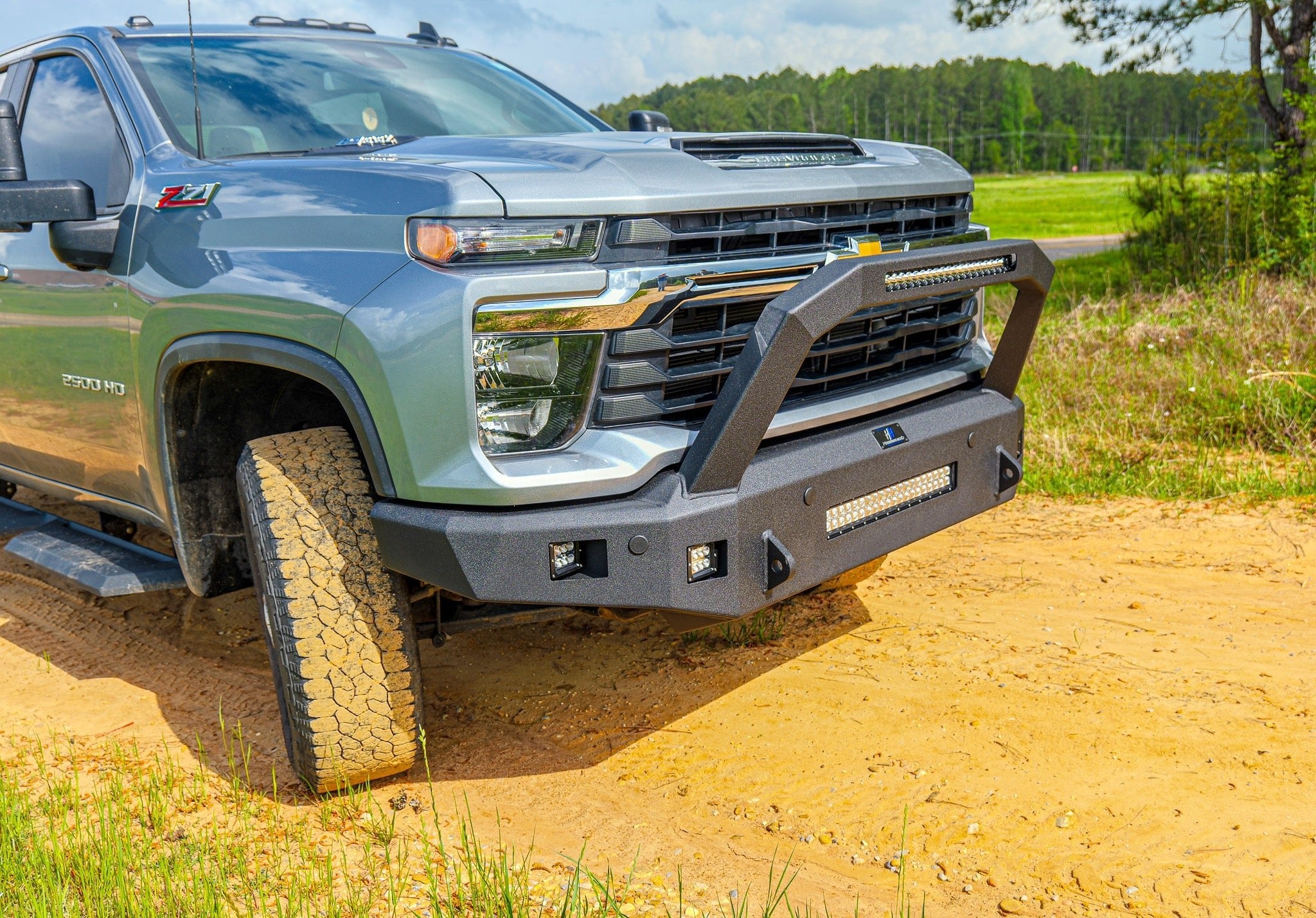 Hammerhead 600 - 56 - 1176 2024 - 2025 Chevy Silverado 2500/3500 Tall Pre - Runner Front Non - Winch Bumper - Rugged Truck Gear