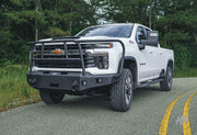 Hammerhead 600 - 56 - 1199 2024–2025 Chevy Silverado 2500/3500 Full Brush Guard Front Winch Bumper - Rugged Truck Gear
