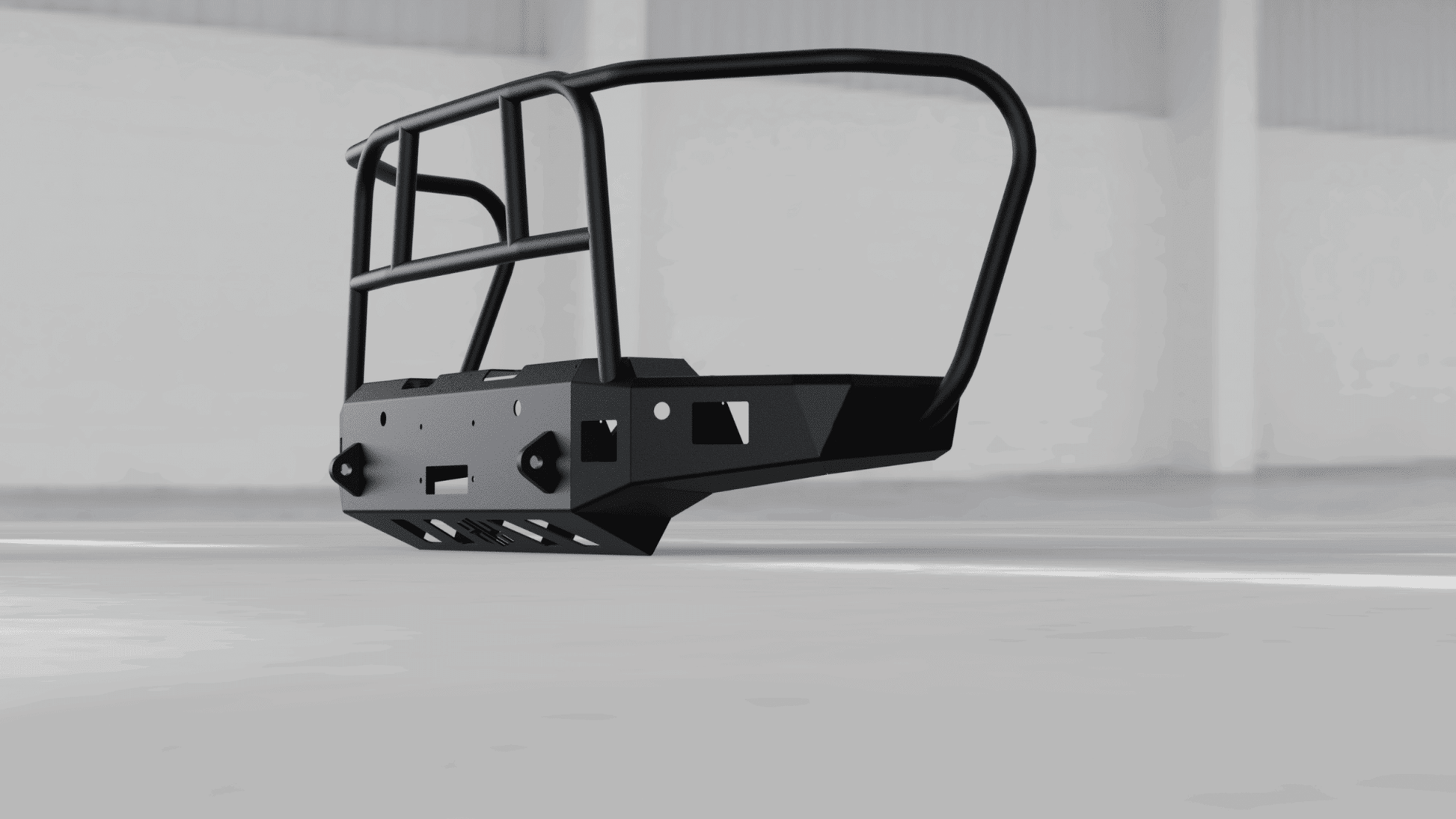 Hammerhead 600 - 56 - 1199 2024–2025 Chevy Silverado 2500/3500 Full Brush Guard Front Winch Bumper - Rugged Truck Gear