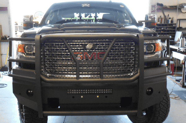 Steelcraft 60 - 10460 2015 - 2019 GMC Sierra 2500HD/3500 HD Elevation Front Bumper - Rugged Truck Gear