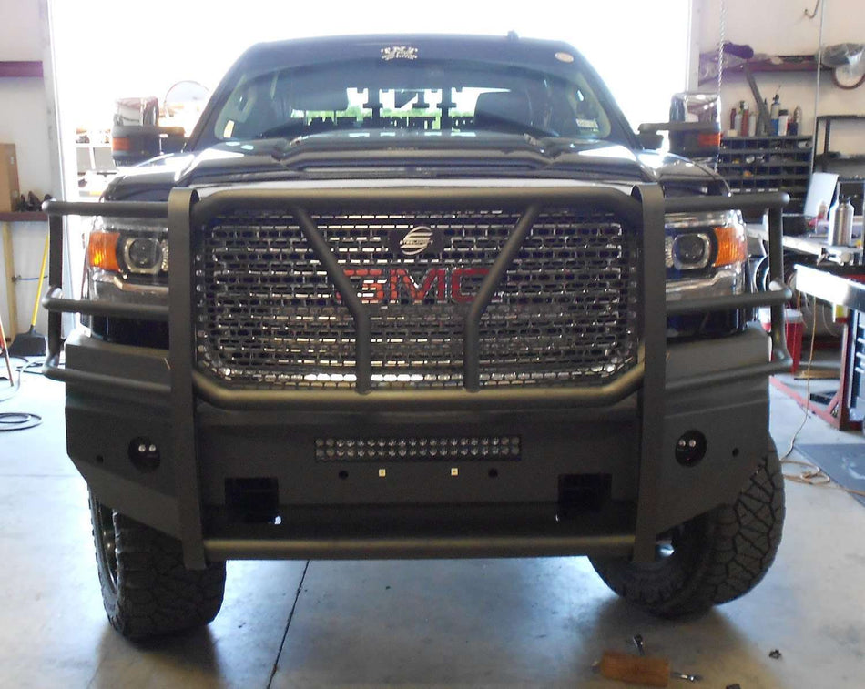 Steelcraft 60 - 10460 2015 - 2019 GMC Sierra 2500HD/3500 HD Elevation Front Bumper - Rugged Truck Gear