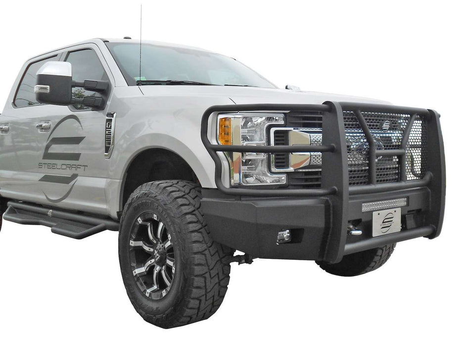 Steelcraft 60 - 11380CC 2017 - 2022 Ford F250/F350/F450/F550 Super Duty HD Elevation Front Bumper - Rugged Truck Gear