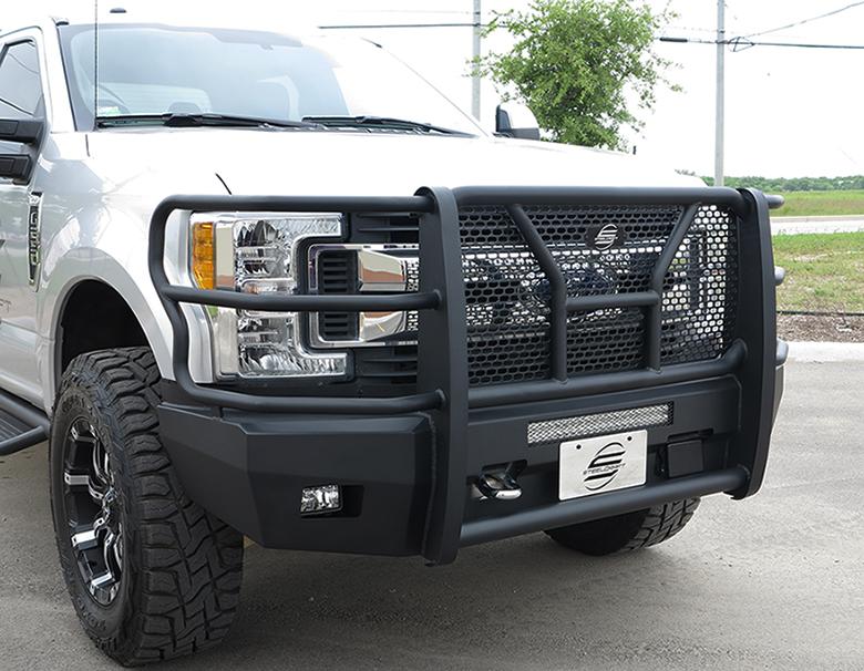 Steelcraft 60 - 11380CC 2017 - 2022 Ford F250/F350/F450/F550 Super Duty HD Elevation Front Bumper - Rugged Truck Gear