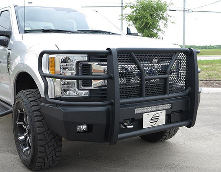 Steelcraft 60 - 11380CC 2017 - 2022 Ford F250/F350/F450/F550 Super Duty HD Elevation Front Bumper - Rugged Truck Gear