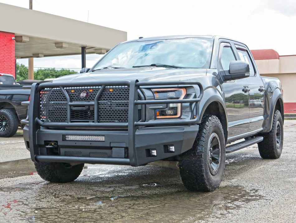 Steelcraft 60 - 11425CC 2017 - 2020 Ford Raptor HD Elevation Front Bumper - Rugged Truck Gear