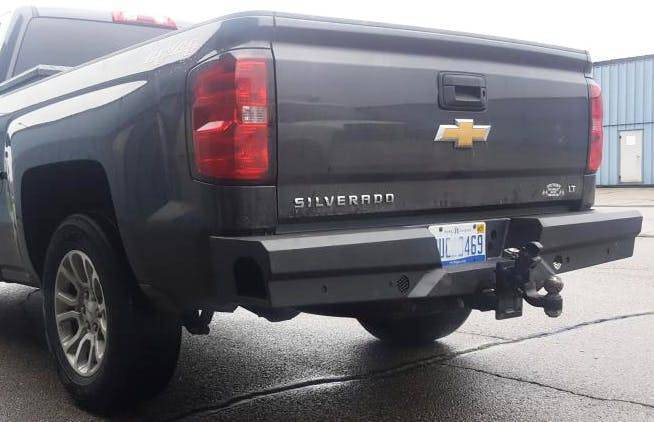 Steelcraft 65-20400 2007-2013 Chevy Silverado 1500 Elevation Rear Bumper-BumperStock