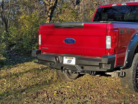 Steelcraft 65-21380 2017-2022 Ford F250/F350 Super Duty HD Elevation Rear Bumper-BumperStock