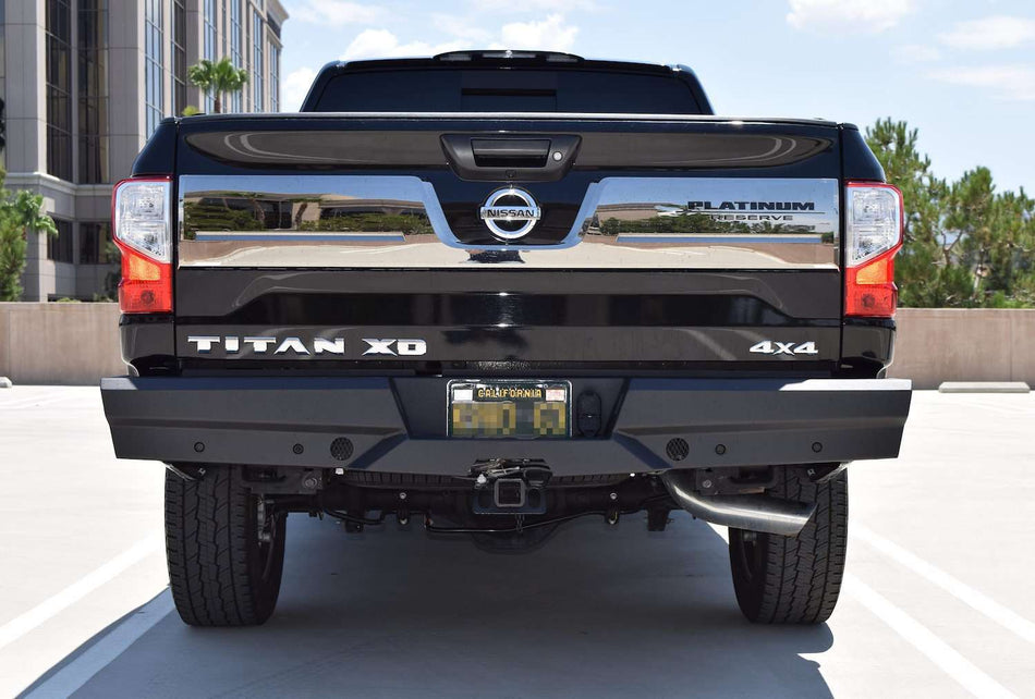 Steelcraft 65 - 24080 2017 - 2024 Nissan Titan HD Elevation Rear Bumper - Rugged Truck Gear