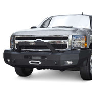 Steelcraft 70 - 10320 2007 - 2013 Chevy Silverado 1500 HD Elevation Bullnose Front Bumper Winch Ready - Rugged Truck Gear