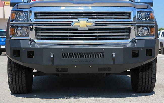 Steelcraft 71 - 10400 2014 - 2015 Chevy Silverado 1500 Fortis Front Bumper - Rugged Truck Gear