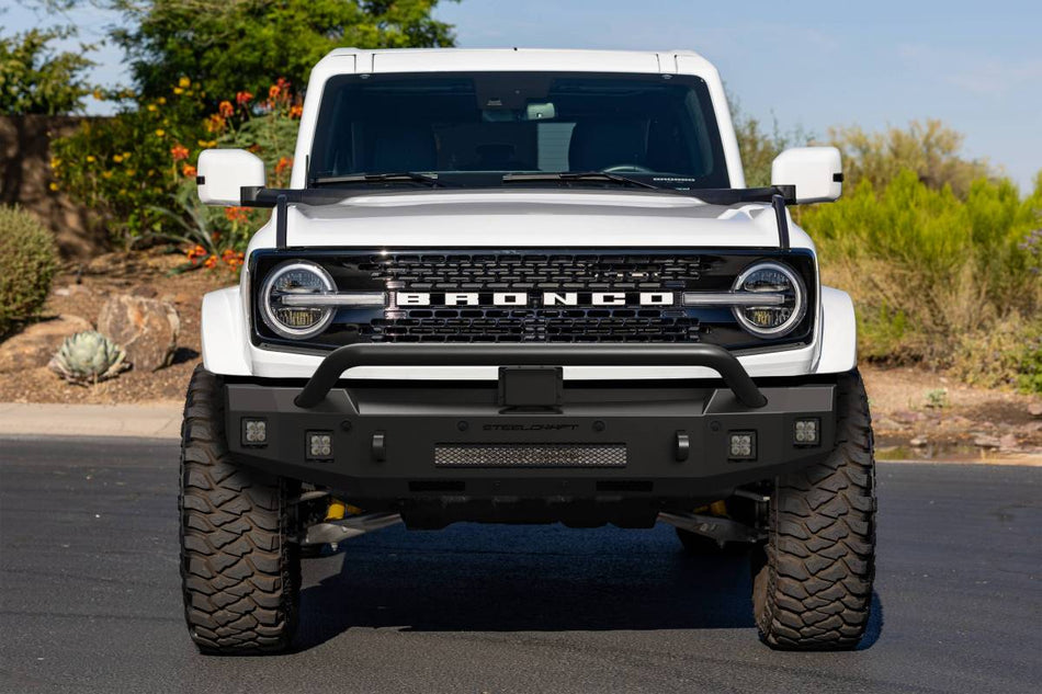Steelcraft 71 - 11350HP 2021 - 2024 Ford Bronco Fortis Front Bumper - Rugged Truck Gear