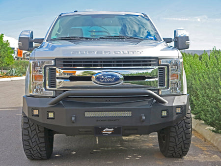 Steelcraft 71 - 11380HP 2017 - 2022 Ford F250/F350/F450/F550 Super Duty Fortis Front Bumper - Rugged Truck Gear