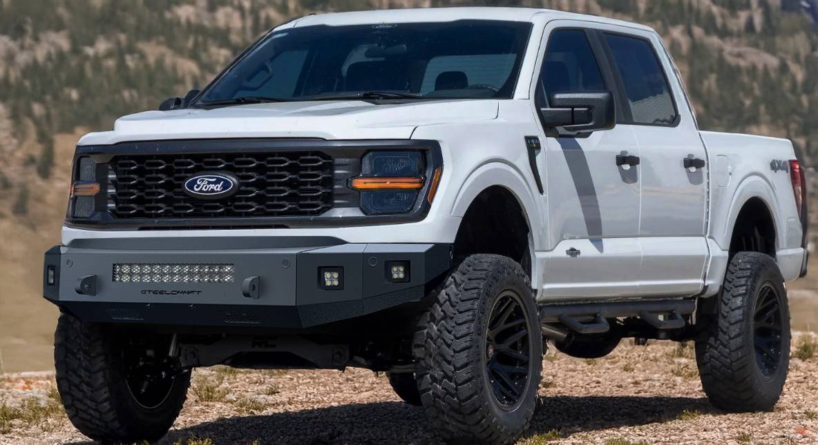Steelcraft 71 - 11440 2024 - 2025 Ford F150 Fortis Front Bumper - Rugged Truck Gear