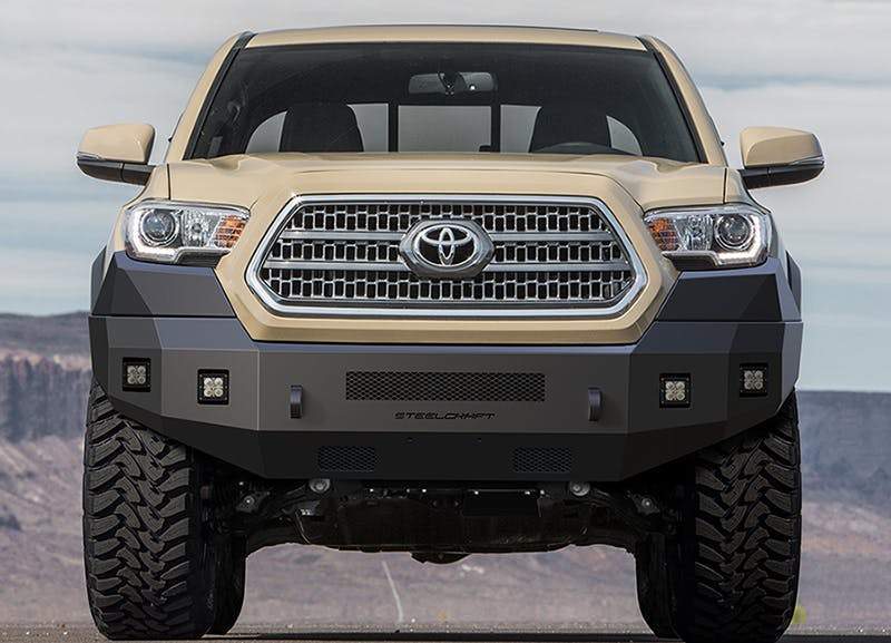 Steelcraft 71 - 13420 2016 - 2023 Toyota Tacoma Fortis Front Bumper - Rugged Truck Gear