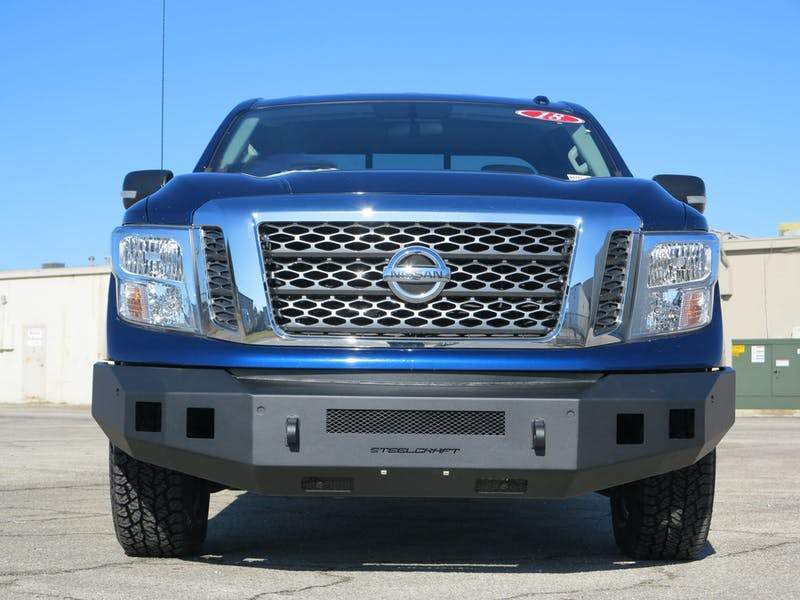 Steelcraft 71 - 14090 2017 - 2024 Nissan Titan Fortis Front Bumper - Rugged Truck Gear