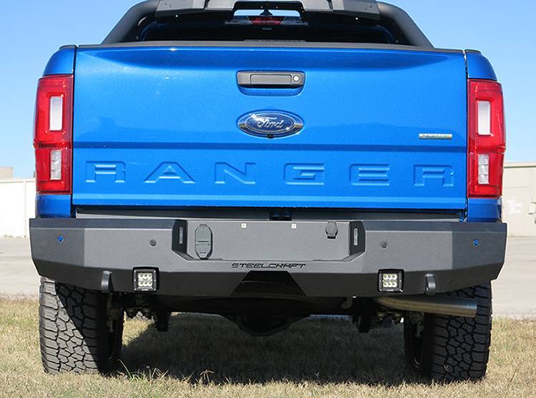 Steelcraft 76 - 21340 2019 - 2023 Ford Ranger Fortis Rear Bumper - Rugged Truck Gear