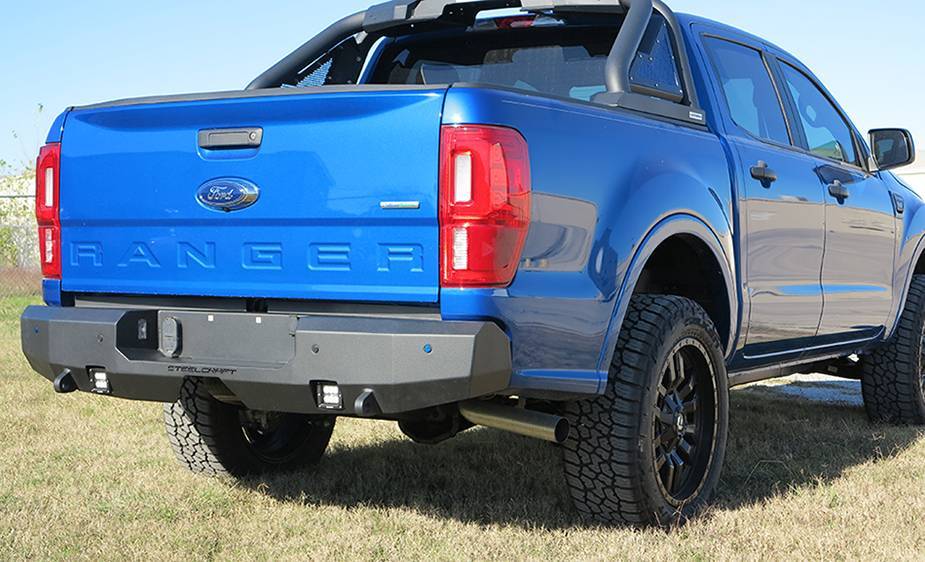 Steelcraft 76 - 21340 2019 - 2023 Ford Ranger Fortis Rear Bumper - Rugged Truck Gear
