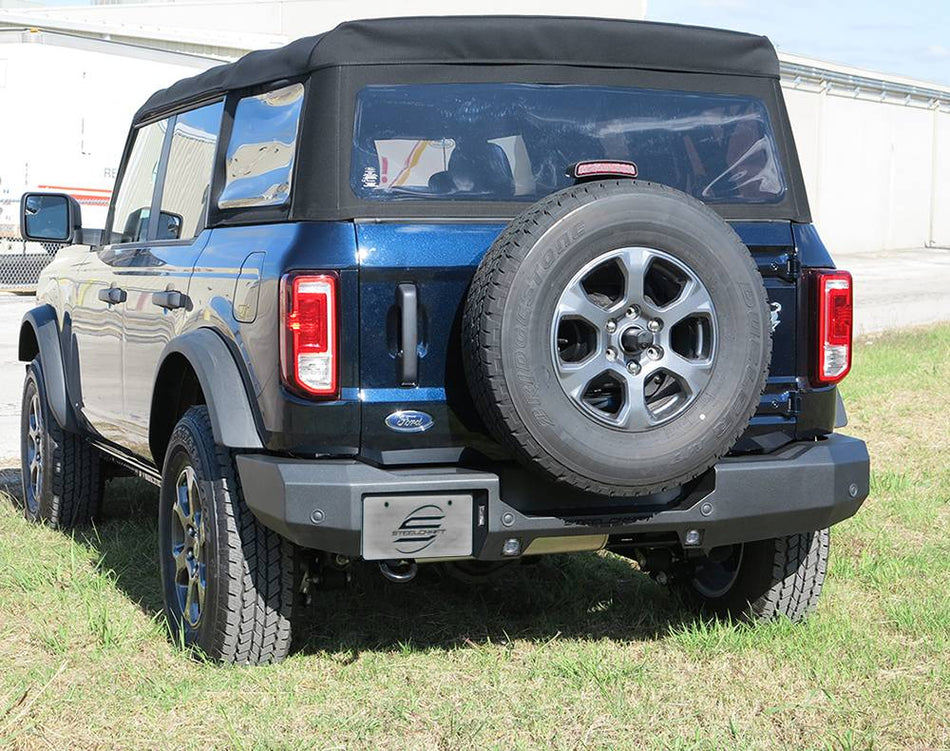 Steelcraft 76 - 21350 2021 - 2024 Ford Bronco Fortis Rear Bumper - Rugged Truck Gear