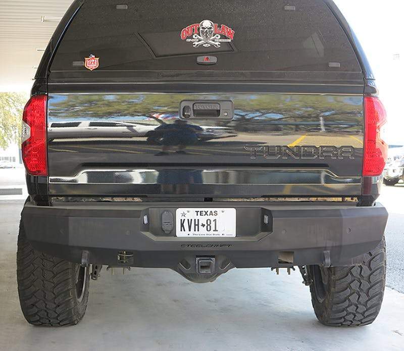 Steelcraft 76 - 23380 2014 - 2021 Toyota Tundra Fortis Rear Bumper - Rugged Truck Gear