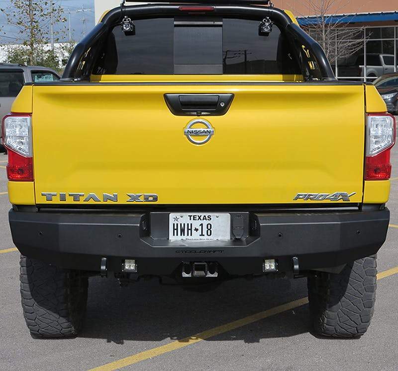 Steelcraft 76 - 24080 2017 - 2024 Nissan Titan Fortis Rear Bumper - Rugged Truck Gear