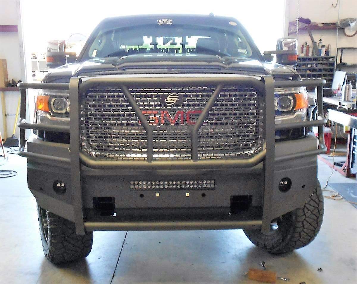 Steelcraft AL60 - 10460 2015 - 2019 GMC Sierra 2500/3500 HD Elevation Aluminum Front Bumper - Rugged Truck Gear