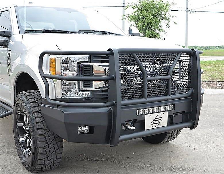 Steelcraft AL60 - 11380CC 2017 - 2022 Ford F250/F350 Super Duty HD Elevation Aluminum Front Bumper - Rugged Truck Gear