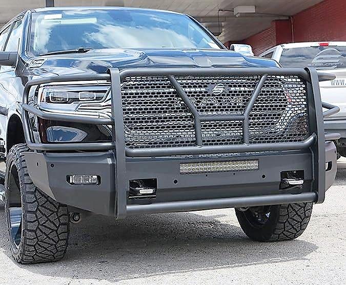 Steelcraft AL60 - 12270C 2019 - 2024 Ram 1500 HD Elevation Aluminum Front Bumper - Rugged Truck Gear