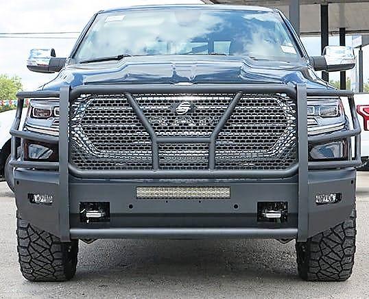 Steelcraft AL60 - 12270C 2019 - 2024 Ram 1500 HD Elevation Aluminum Front Bumper - Rugged Truck Gear